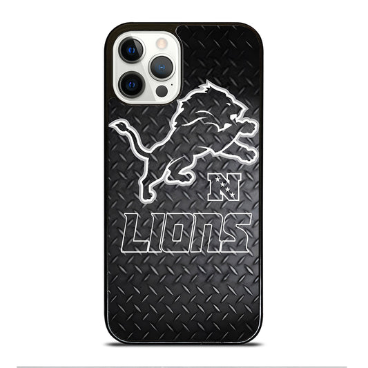 DETROIT LIONS METAL SYMBOL iPhone 12 Pro Case Cover