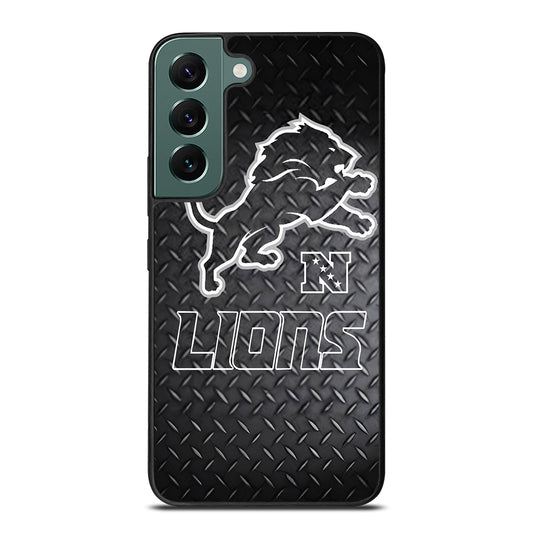 DETROIT LIONS METAL SYMBOL Samsung Galaxy S22 Case Cover