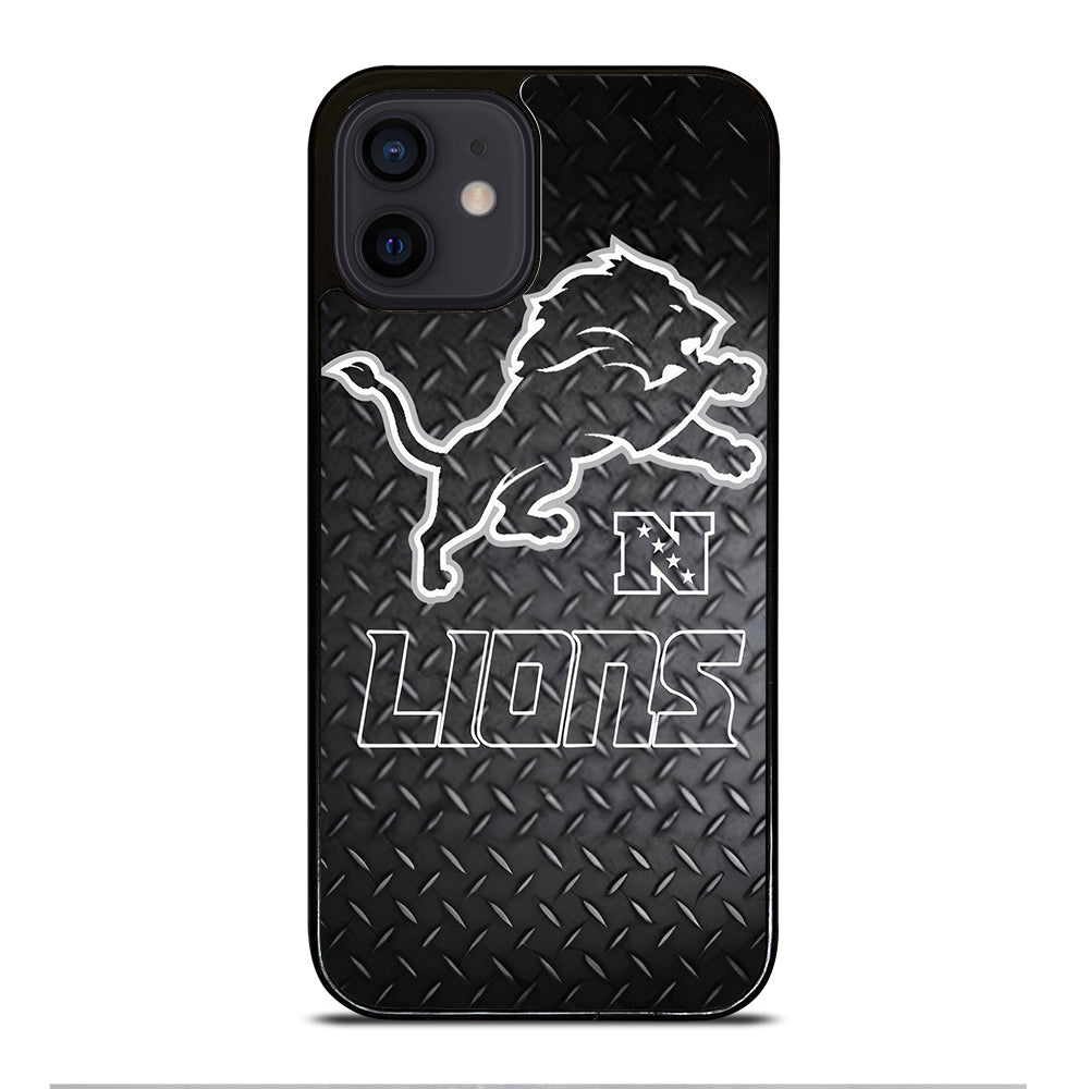 DETROIT LIONS METAL SYMBOL iPhone 12 Mini Case Cover
