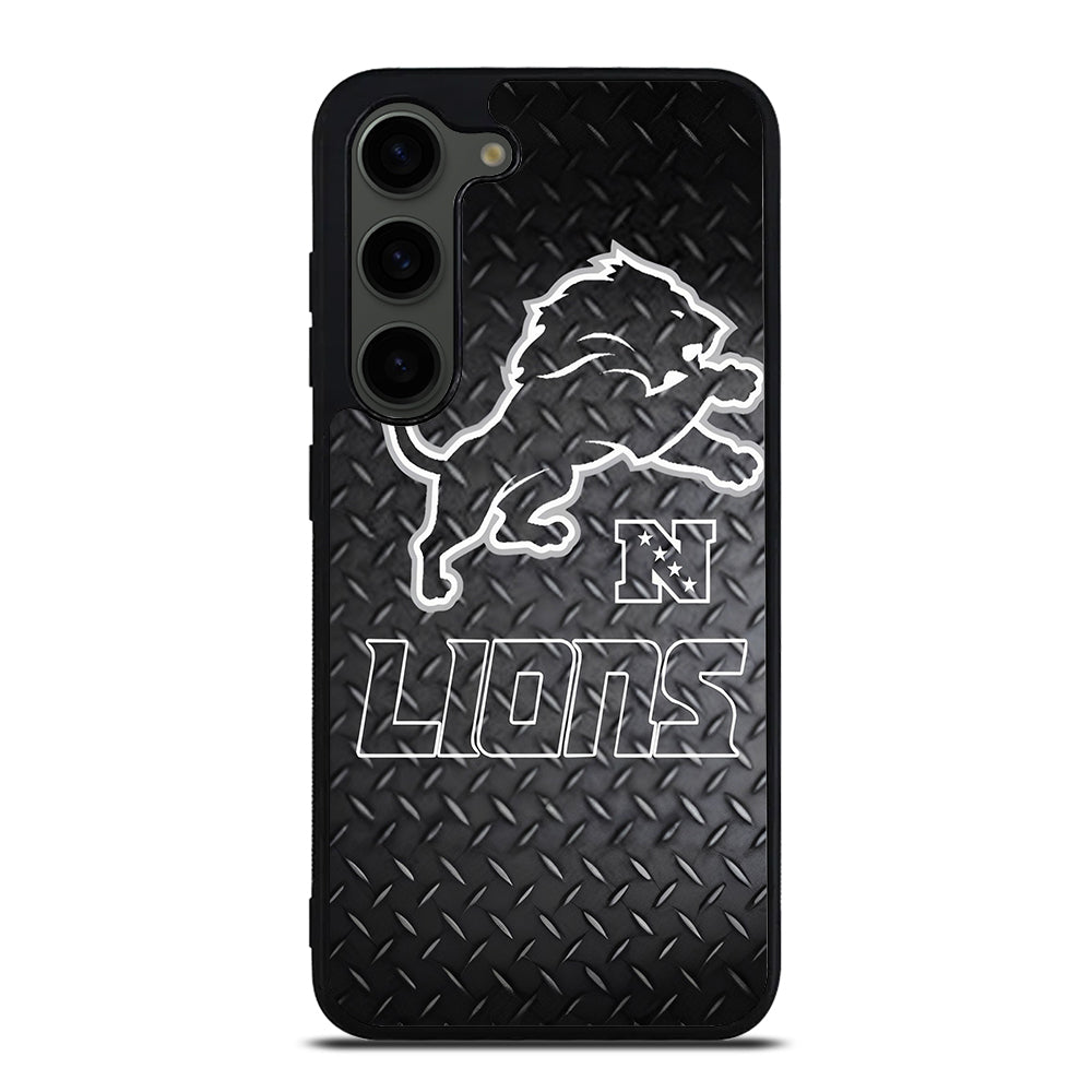 DETROIT LIONS METAL SYMBOL Samsung Galaxy S23 Plus Case Cover