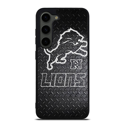 DETROIT LIONS METAL SYMBOL Samsung Galaxy S23 Plus Case Cover