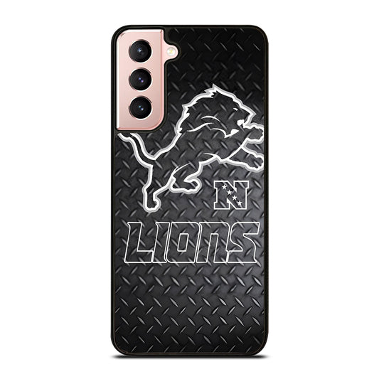 DETROIT LIONS METAL SYMBOL Samsung Galaxy S21 Case Cover
