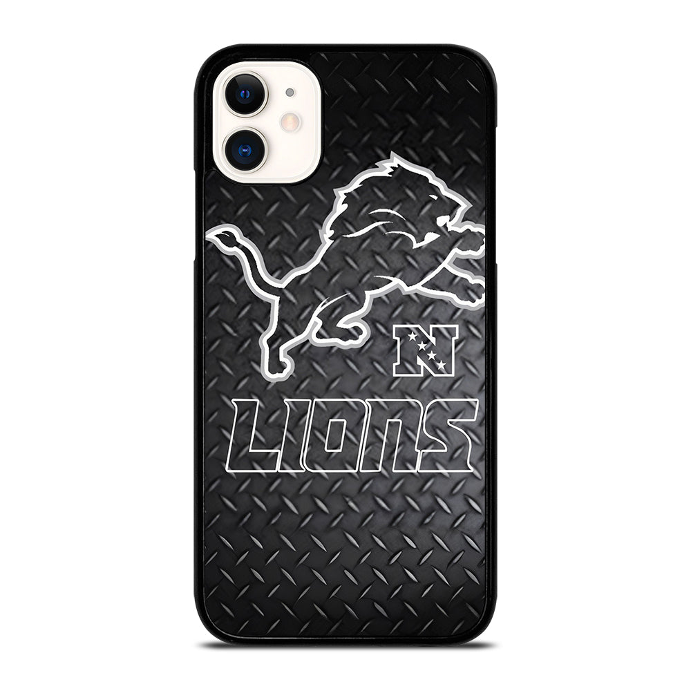DETROIT LIONS METAL SYMBOL iPhone 11 Case Cover