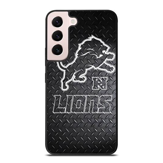 DETROIT LIONS METAL SYMBOL Samsung Galaxy S22 Plus Case Cover