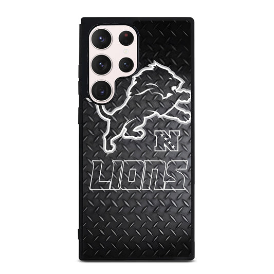 DETROIT LIONS METAL SYMBOL Samsung Galaxy S23 Ultra Case Cover
