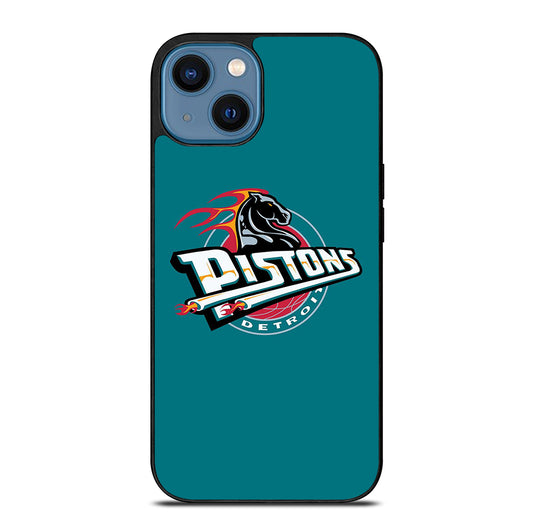 DETROIT PISTONS LOGO iPhone 14 Case Cover