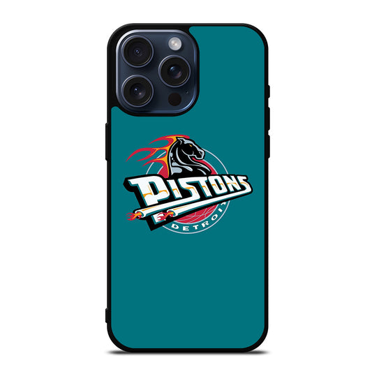 DETROIT PISTONS LOGO iPhone 15 Pro Max Case Cover