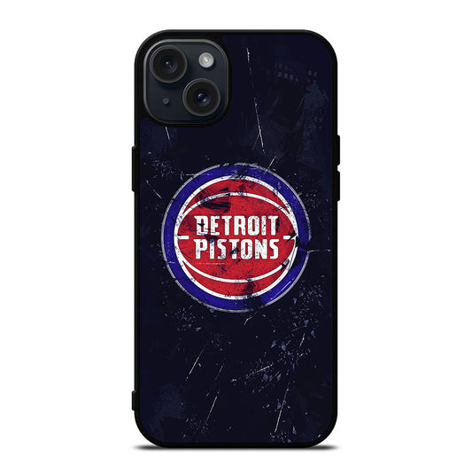 DETROIT PISTONS NBA 2 iPhone 15 Plus Case Cover