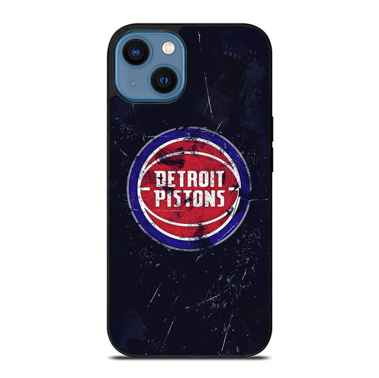 DETROIT PISTONS NBA 2 iPhone 14 Case Cover