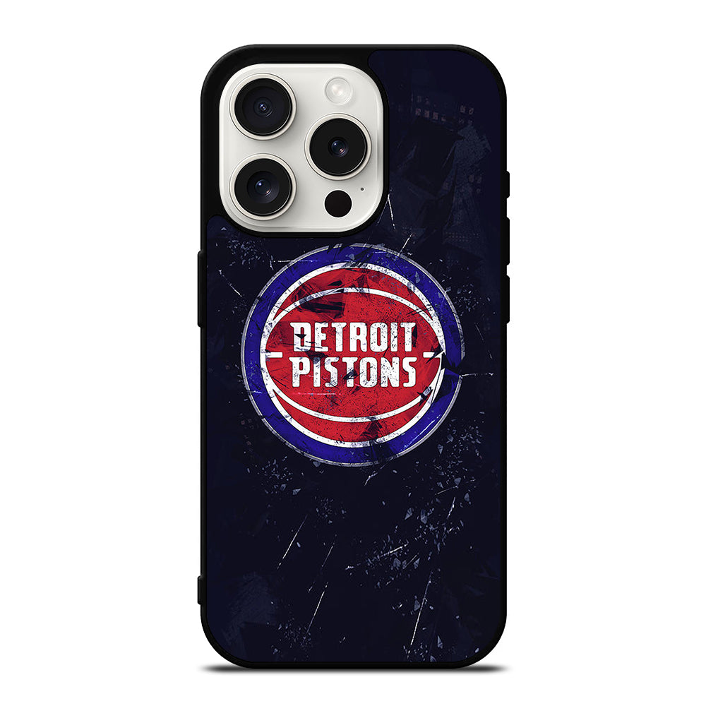 DETROIT PISTONS NBA 2 iPhone 15 Pro Case Cover