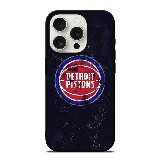 DETROIT PISTONS NBA 2 iPhone 15 Pro Case Cover