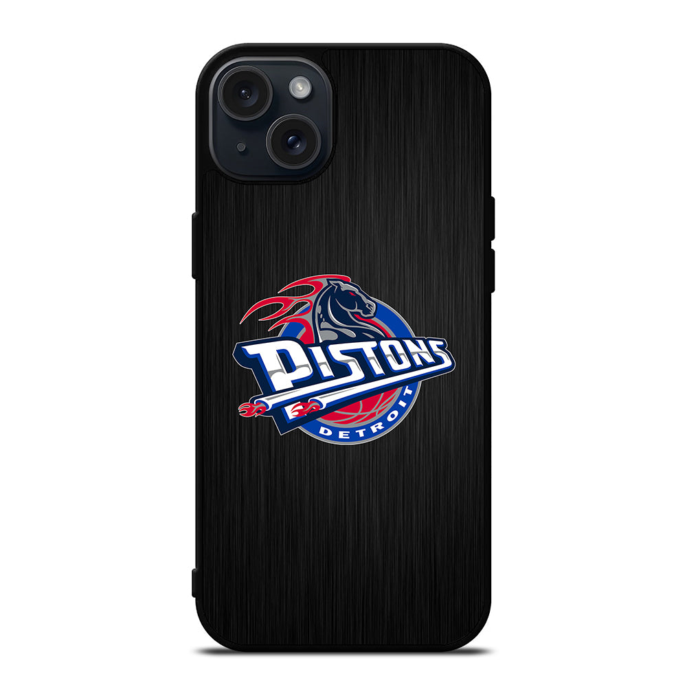 DETROIT PISTONS NBA ICON iPhone 15 Plus Case Cover