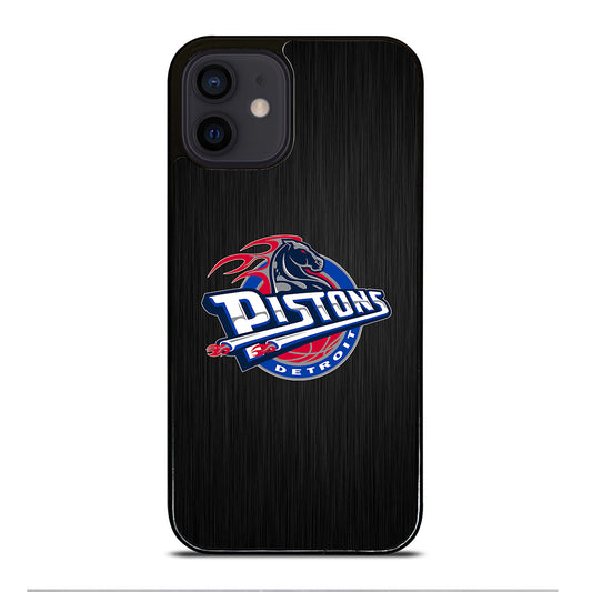 DETROIT PISTONS NBA ICON iPhone 12 Mini Case Cover