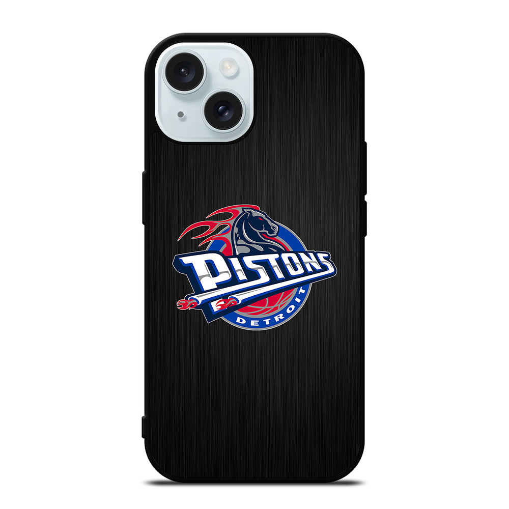 DETROIT PISTONS NBA ICON iPhone 15 Case Cover