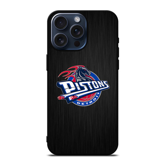 DETROIT PISTONS NBA ICON iPhone 15 Pro Max Case Cover