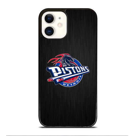 DETROIT PISTONS NBA ICON iPhone 12 Case Cover