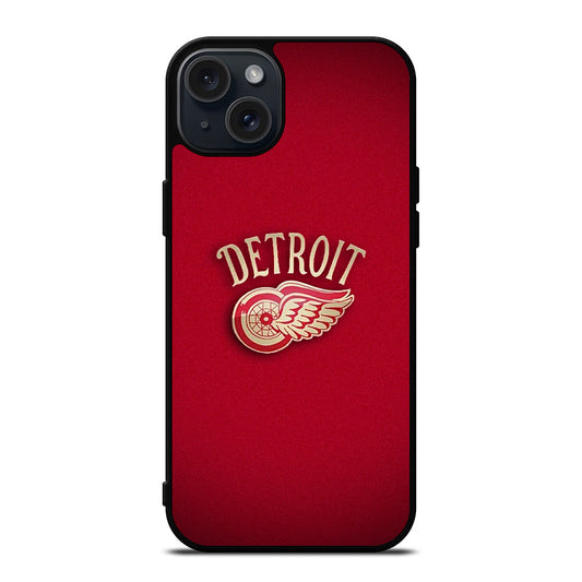 DETROIT RED WINGS NHL LOGO iPhone 15 Plus Case Cover