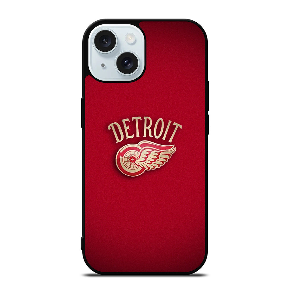 DETROIT RED WINGS NHL LOGO iPhone 15 Case Cover