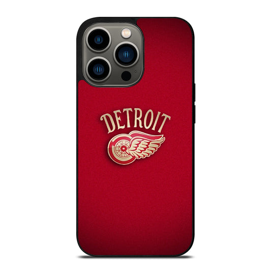 DETROIT RED WINGS NHL LOGO iPhone 13 Pro Case Cover