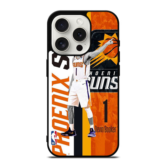 DEVIN BOOKER PHOENIX SUNS NBA 2 iPhone 15 Pro Case Cover