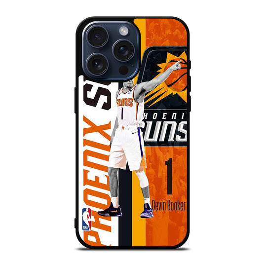 DEVIN BOOKER PHOENIX SUNS NBA 2 iPhone 15 Pro Max Case Cover