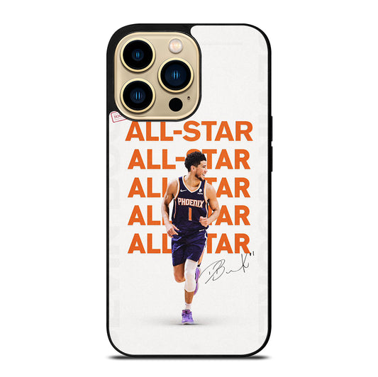 DEVIN BOOKER PHOENIX SUNS NBA BASKETBALL iPhone 14 Pro Max Case Cover