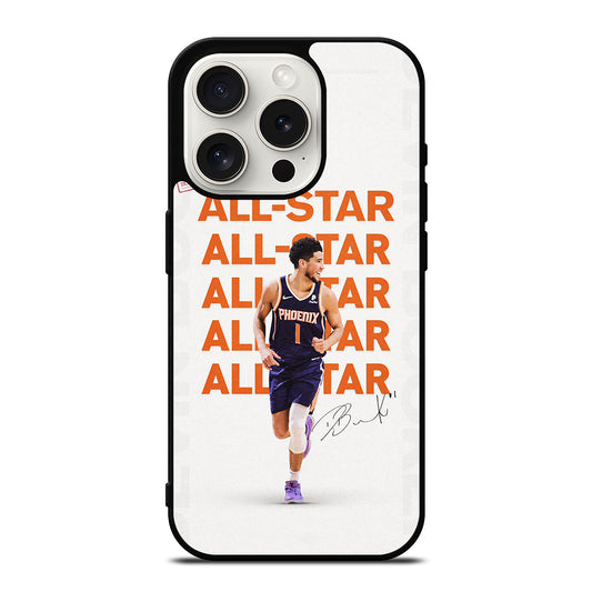 DEVIN BOOKER PHOENIX SUNS NBA BASKETBALL iPhone 15 Pro Case Cover