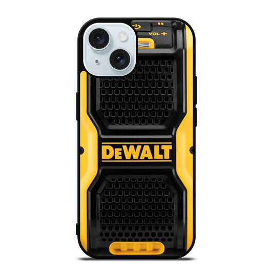 DEWALT SPEAKER SOUND iPhone 15 Case Cover