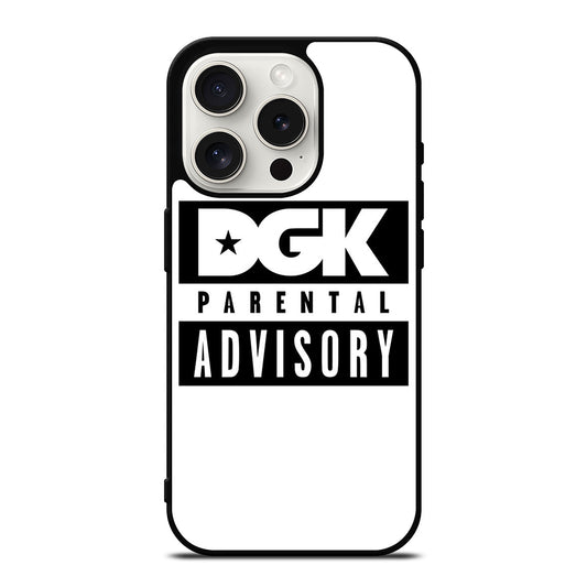 DGK PARENTAL ADVISORY LOGO iPhone 15 Pro Case Cover