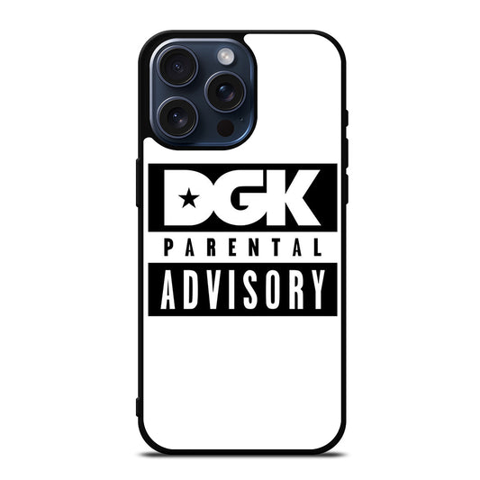 DGK PARENTAL ADVISORY LOGO iPhone 15 Pro Max Case Cover