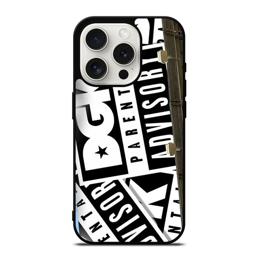 DGK PARENTAL ADVISORY PATTERN iPhone 15 Pro Case Cover