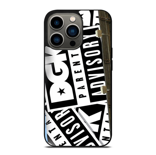 DGK PARENTAL ADVISORY PATTERN iPhone 13 Pro Case Cover