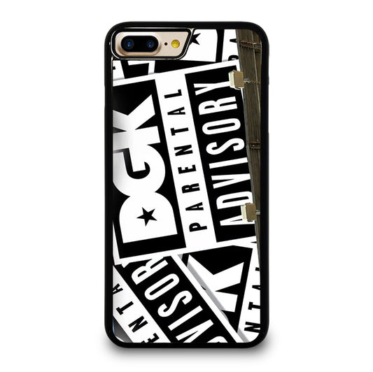 DGK PARENTAL ADVISORY PATTERN iPhone 7 / 8 Plus Case Cover