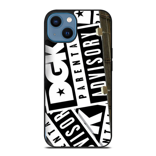 DGK PARENTAL ADVISORY PATTERN iPhone 14 Case Cover