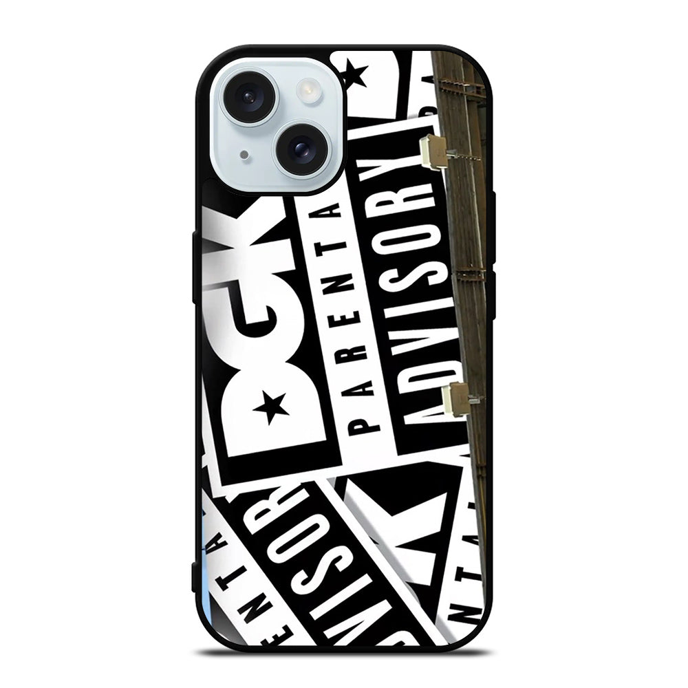 DGK PARENTAL ADVISORY PATTERN iPhone 15 Case Cover
