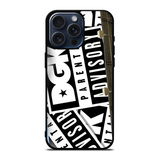 DGK PARENTAL ADVISORY PATTERN iPhone 15 Pro Max Case Cover