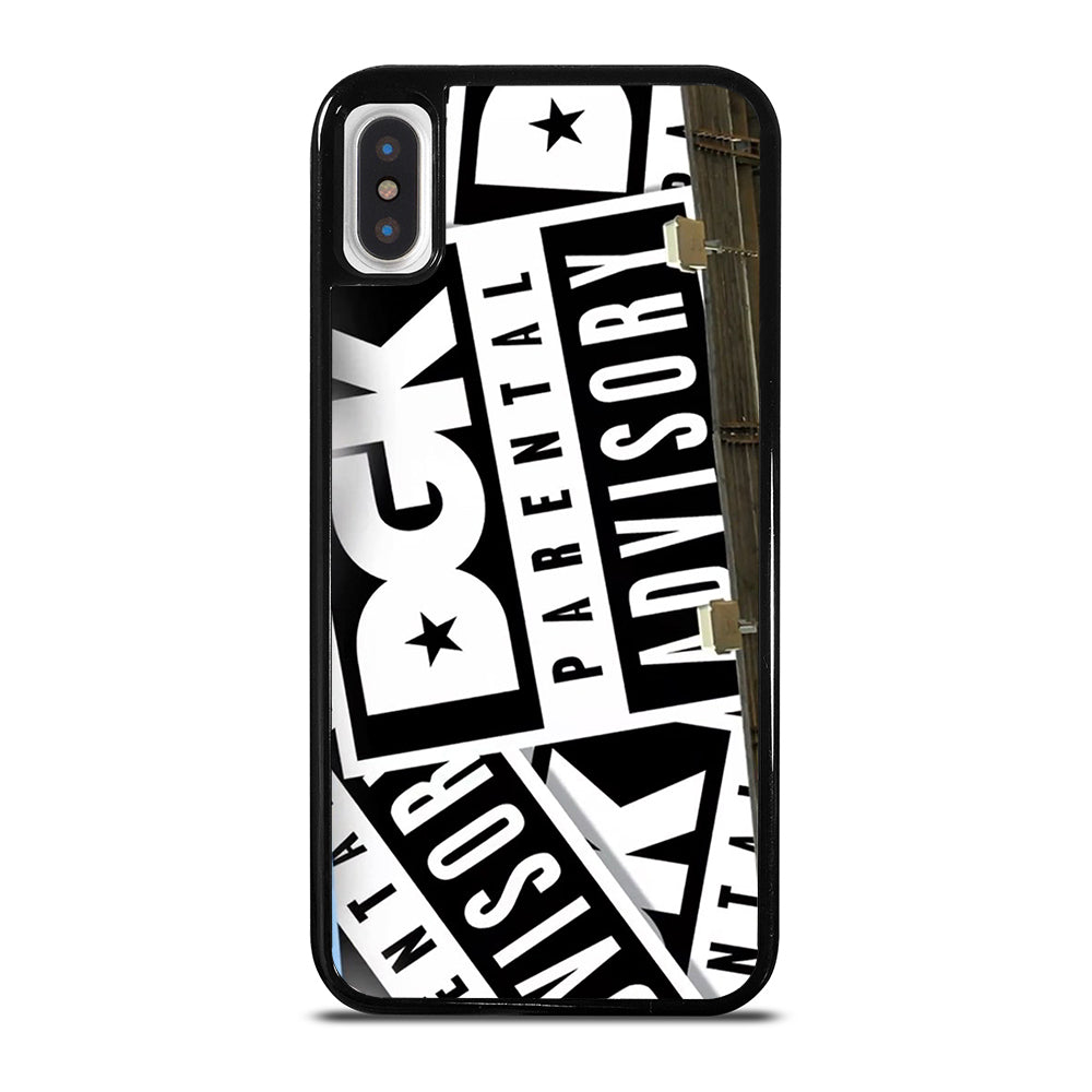 DGK PARENTAL ADVISORY PATTERN iPhone X / XS Case Cover
