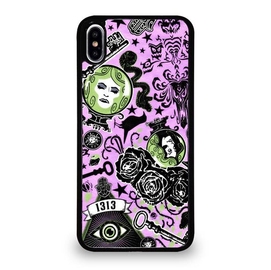DISNEY HAUNTED MANSION PATTERN ART 2 iPhone XS Max Case Cover