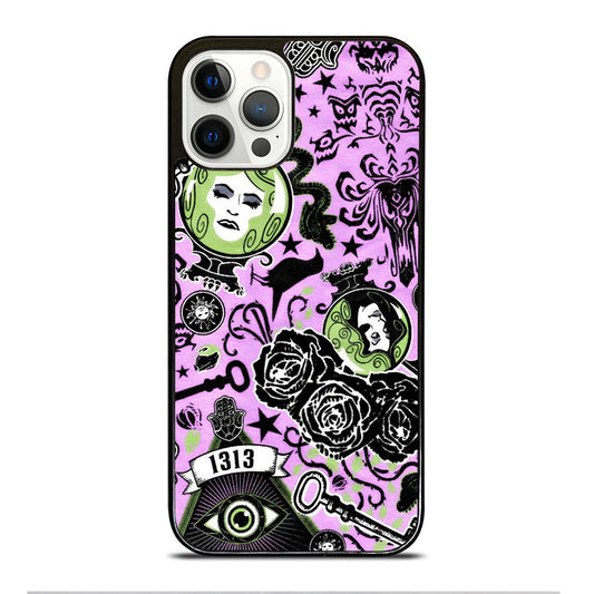 DISNEY HAUNTED MANSION PATTERN ART 2 iPhone 12 Pro Case Cover