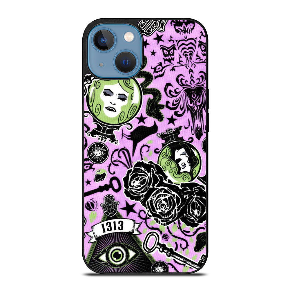 DISNEY HAUNTED MANSION PATTERN ART 2 iPhone 13 Case Cover