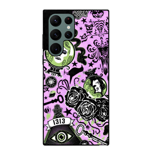 DISNEY HAUNTED MANSION PATTERN ART 2 Samsung Galaxy S22 Ultra Case Cover