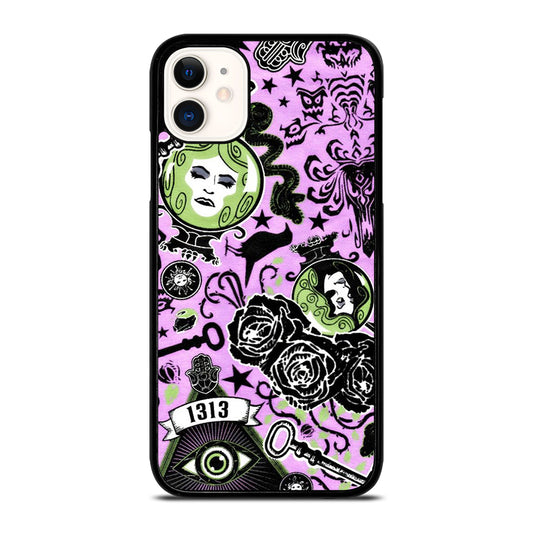 DISNEY HAUNTED MANSION PATTERN ART 2 iPhone 11 Case Cover