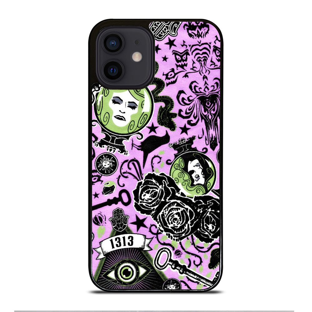DISNEY HAUNTED MANSION PATTERN ART 2 iPhone 12 Mini Case Cover