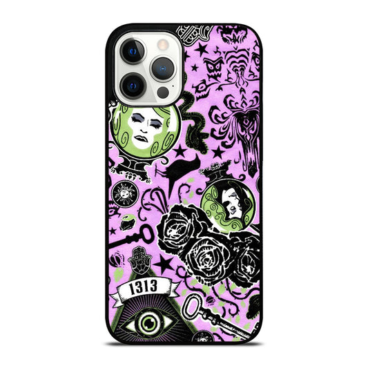 DISNEY HAUNTED MANSION PATTERN ART 2 iPhone 12 Pro Max Case Cover
