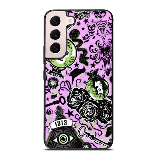 DISNEY HAUNTED MANSION PATTERN ART 2 Samsung Galaxy S22 Plus Case Cover