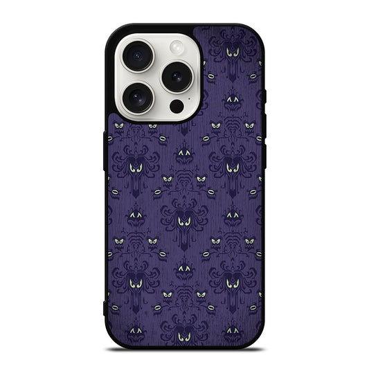 DISNEY HAUNTED MANSION PATTERN ART iPhone 15 Pro Case Cover