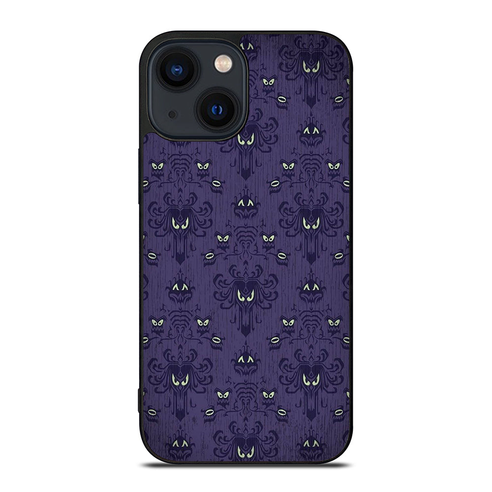 DISNEY HAUNTED MANSION PATTERN ART iPhone 14 Plus Case Cover