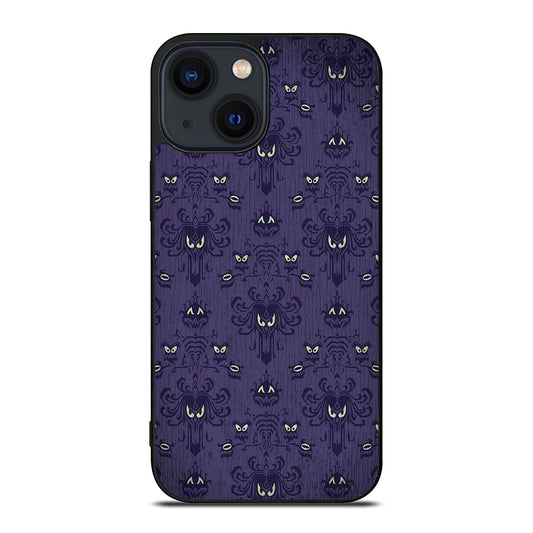 DISNEY HAUNTED MANSION PATTERN ART iPhone 14 Plus Case Cover