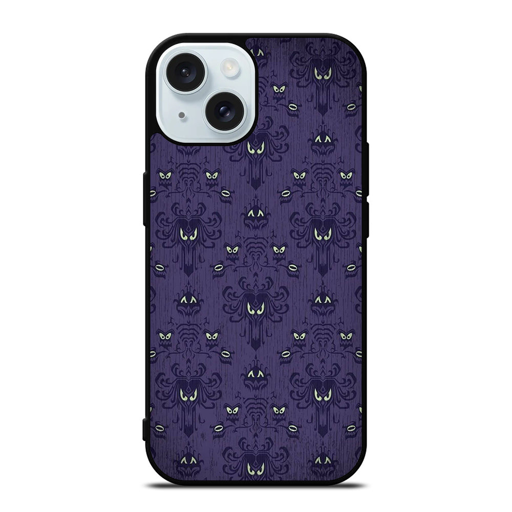 DISNEY HAUNTED MANSION PATTERN ART iPhone 15 Case Cover