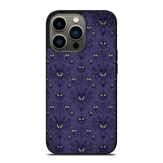 DISNEY HAUNTED MANSION PATTERN ART iPhone 13 Pro Case Cover